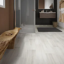 Carrelage Sol Et Mur Intenso Effet Bois Blanc Helsinka L.20 X L.60 Cm