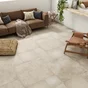 Carrelage Sol Et Mur Forte Effet Pierre Beige Monastère L.30 X L.30 Cm