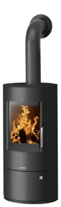 Poêle à bûche Austin, JUSTUS, 7 kW noir