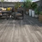 Carrelage sol extérieur effet bois taupe Apero l.20 x L.60.4 cm 
