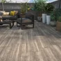 Carrelage sol extérieur effet bois taupe Apero l.20 x L.60.4 cm 