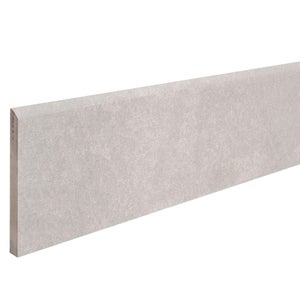 Lot De 4 Plinthes, Gris Ruban, H.8 X L.0.45 M X Ep.8 Mm