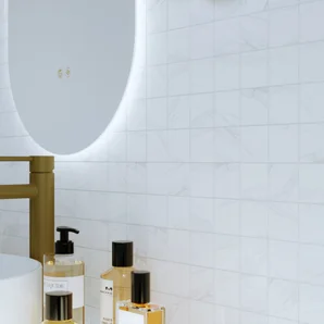 Carrelage Sol Et Mur Intenso Effet Marbre Blanc Marmi X L.60 Cm Artens