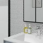 Mosaïque mur hexagon ARTENS blanc 30 X 26 cm