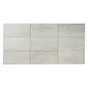 Carrelage Mur Et Sol Forte Béton Blanc Brillante Et Mate L.30Xl.60.4 Cm Metallic