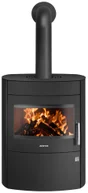 Poêle à bûche Agero 2.0, JUSTUS, 7 kw noir