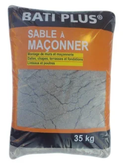 Sable à maçonner 0/4, sac de 35 kg