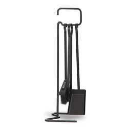 Serviteur à  3 accessoires Basic Pieds en acier, LE MARQUIER, noir