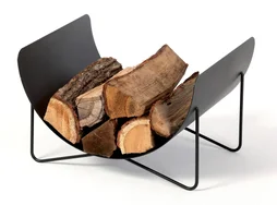 Range-bûches noir DIXNEUF Fileo l.47 x H.31 cm