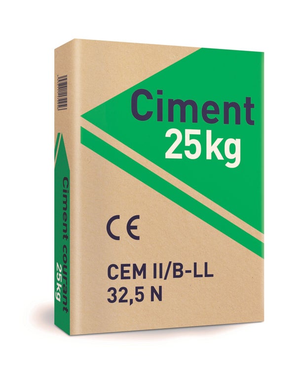 Ciment gris CIMALIT CE/ CEM II, 32,5, 25 kg