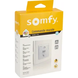 Commande Murale 1 Canal Pour Motorisation De Volet Roulant, Somfy