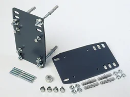 Plaque Support Bras Portail Mur Irrégulier Pour Motorisation De Portail, Somfy