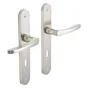 2 poignées de porte Louise trou de clé INSPIRE, zamak entraxe 195 mm