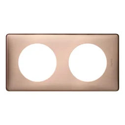 Plaque Double Céliane, Legrand Copper