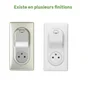 Prise Avec Terre Affleurante Et Prise Chargeur Usb Céliane, Titane, Legrand