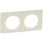 Plaque Double Celiane, Legrand Ivoire