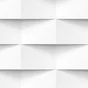 Papier Peint Vinyle Sur Intissé 3D Origami Blanc