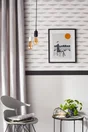 Papier Peint Vinyle Sur Intissé 3D Origami Blanc