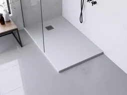 Receveur de douche extraplat résine blanc L. 140 x L. 90 cm, REMIX