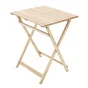 Salon de jardin acacia beige Solis origami, 2 personnes