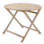 Table de jardin NATERIAL Solis rond acacia, 4 personnes
