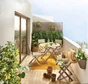 Table de jardin NATERIAL Solis rond acacia, 4 personnes