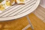Table de jardin NATERIAL Solis rond acacia, 4 personnes