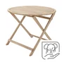 Table de jardin NATERIAL Solis rond acacia, 4 personnes