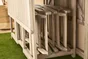 Salon de jardin acacia marron Solis compact, 4 personnes