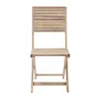 Chaise de jardin NATERIAL Solaris en bois marron