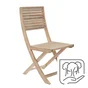 Chaise de jardin NATERIAL Solaris en bois marron