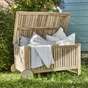 Coffre de jardin Solis NATERIAL marron, 118 litres