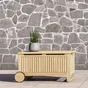 Coffre de jardin Solis NATERIAL marron, 118 litres