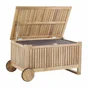 Coffre de jardin Solis NATERIAL marron, 118 litres