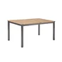 Table de jardin NATERIAL Oris rectangulaire eucalyptus, 6 personnes
