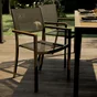 Fauteuil de jardin NATERIAL Oris en aluminium gris