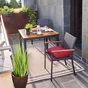 Fauteuil de jardin NATERIAL Oris en aluminium gris