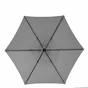 Parasol pied central Polar gris hexagonal, L.263 x l.262 cm