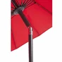 Parasol pied central NATERIAL Sinae rouge rond, L.252 x l.252 cm