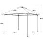 Tente NATERIAL Oxys acier gris foncé, 8.88 m²