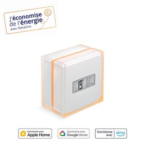 Thermostat connecté et intelligent filaire ou sans fil NETATMO