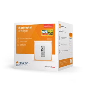 Thermostat connecté et intelligent filaire ou sans fil NETATMO