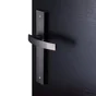 2 poignées de porte Louna sans trou INSPIRE, aluminium entraxe 195 mm