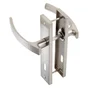 2 poignées de porte Louna trou de clé INSPIRE, aluminium entraxe 165 mm