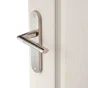 2 poignées de porte Sophie sans trou INSPIRE, zamak entraxe 165 mm