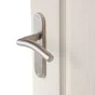2 poignées de porte Margaud sans trou INSPIRE, inox entraxe 165 mm
