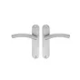 2 poignées de porte Margaud sans trou INSPIRE, inox entraxe 165 mm