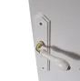 2 Poignées De Porte Bois Sans Trou, Bois Entraxe 195 Mm