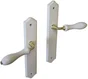 2 Poignées De Porte Bois Sans Trou, Bois Entraxe 195 Mm