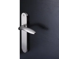 2 poignées de porte Agathe sans trou INSPIRE, zamak entraxe 165 mm